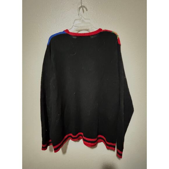 Women’s Jolly Sweaters Cat Christmas Pullover Ugly Sweater Plaid Holiday XXL - Picture 4 of 4